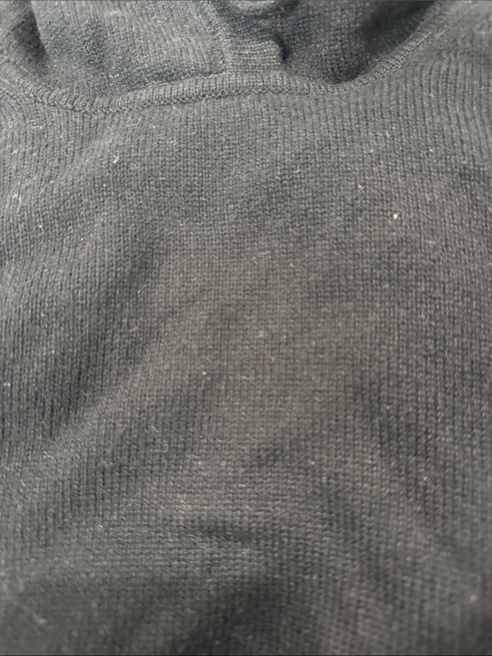 Athleta Alpine Hoodie Sweater Merino Cashmere Black M NWT - Picture 6 of 11